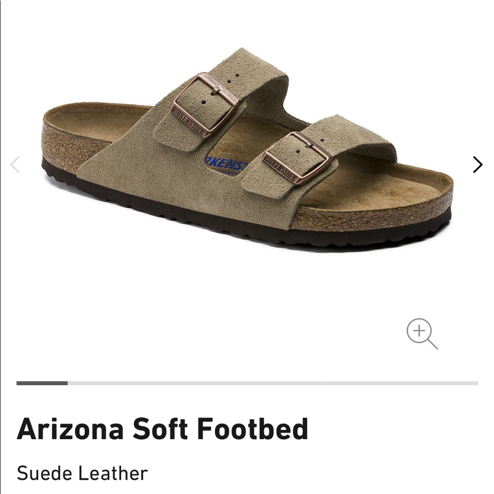 Birkenstock - Arizona - Taupe/Sage Suede